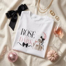 Rosé After Dark Skelett Halloween