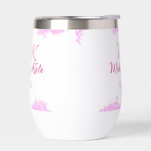 rose ajouter nom de couple date monogramme parties
