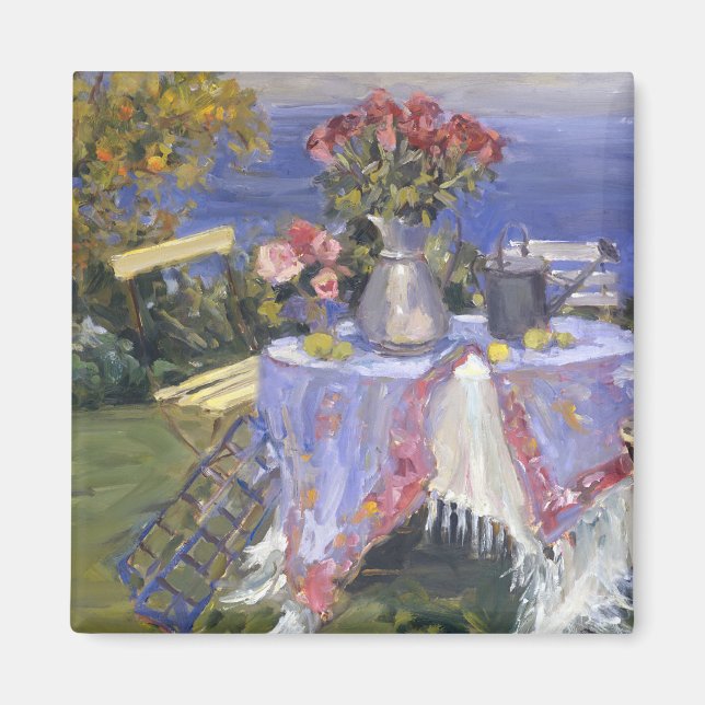 Rose am Meer Magnet (Vorne)