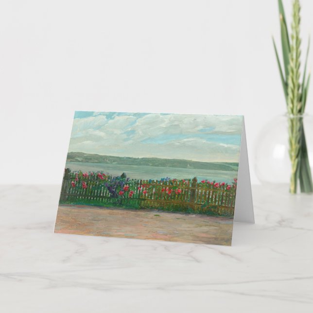 Rose am Starnberger See | Wilhelm Trübner Karte (Vorderseite)