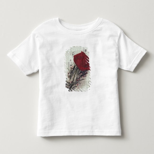 <Rose and Music> durch Kim Koza 2 Kleinkind T-shirt (Vorderseite)