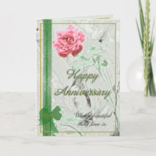 Rose Anniversary Card Karte