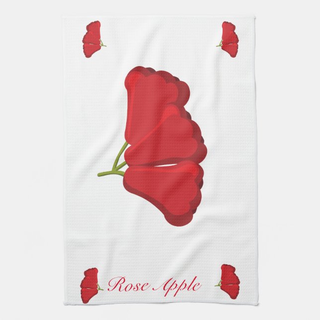 Rose Apple Kitchtuch Geschirrtuch (Vertikal)