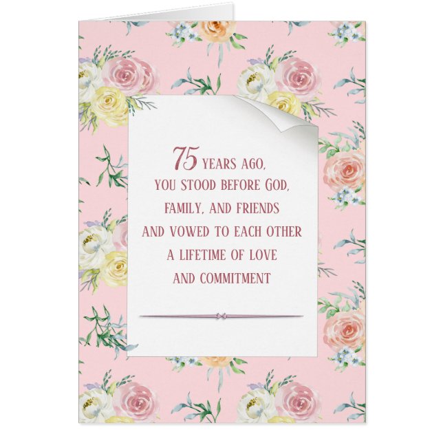 Rose aquarelle 75e anniversaire (Devant)