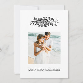 *~* Rose AR6 Viktorianisches QR FOTO UAWG Wedding Einladung
