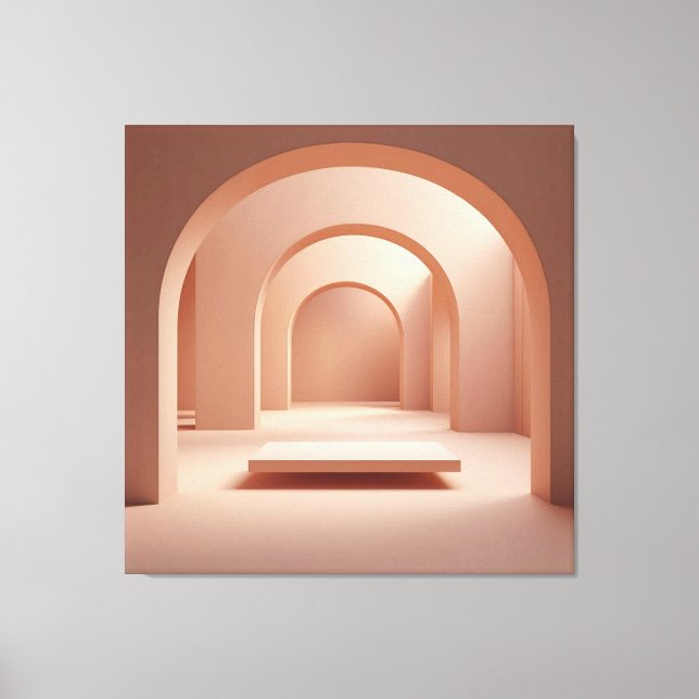 Rosé Archway Serenity Leinwanddruck (Vorderseite)