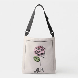 Rose Art Crossbody Bag Tragetaschen Mit Langen Trägern