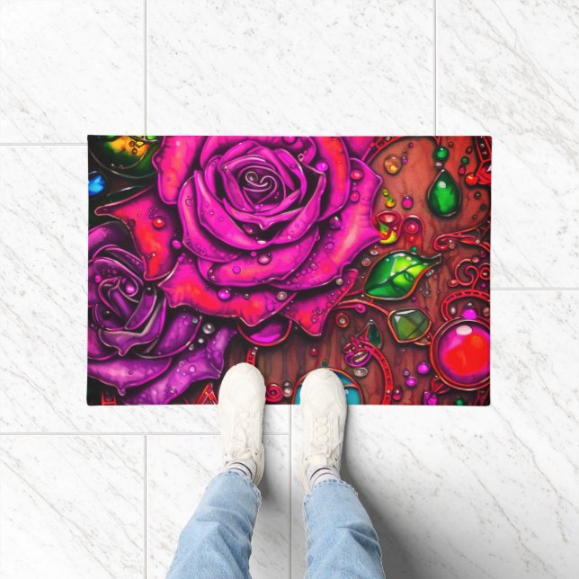 Rose Art Fußmatte (Indoor)