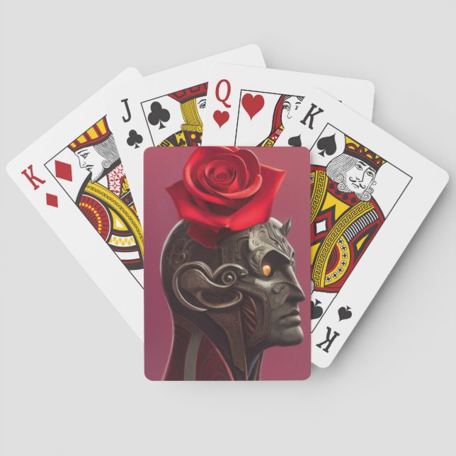 Rose Art Spielkarten (Rückseite)