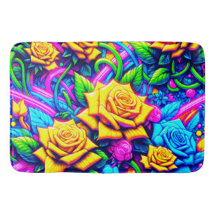 Rose Artwork Badematte