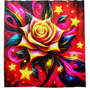 Rose Artwork Duschvorhang