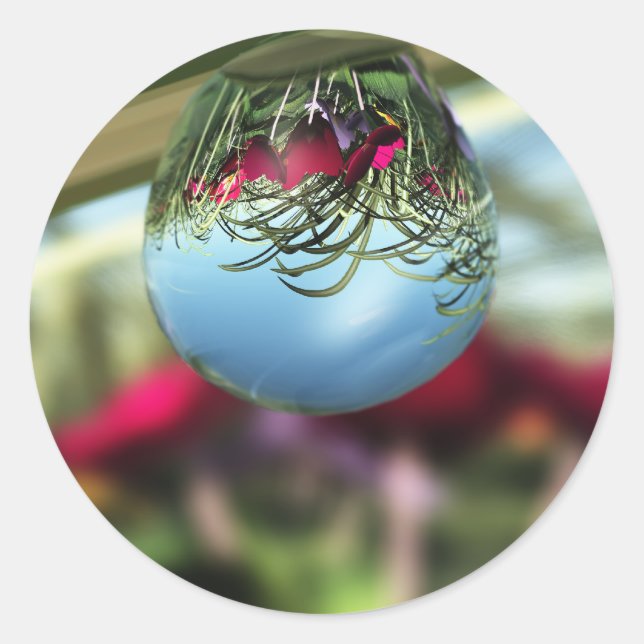 Rose auf den Aufklebern für Aufkleber (Vorderseite)