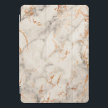 Rose aus Marmor Kupfer Stroke Stone Gold Abstrakt iPad Pro Cover<br><div class="desc">florenceK Design minimal und elegant</div>