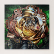 Rose aus Steampunken mit Oberflächengesicht - Mech