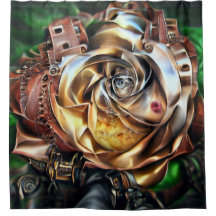 Rose aus Steampunken mit Oberflächengesicht - Mech