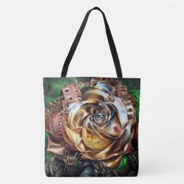 Rose aus Steampunken mit Oberflächengesicht - Mech Tasche