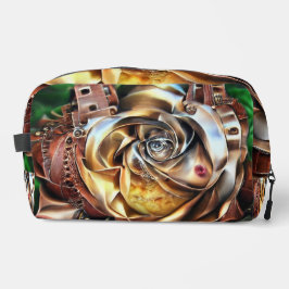 Rose aus Steampunken mit Oberflächengesicht - Mech Waschbeutel