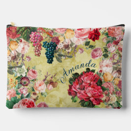 Rose aus Vintagem Shabby Chic und Vasengelb Zubehörtasche