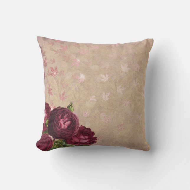 Rose Außenwirbelkissen Kissen (Vorderseite)