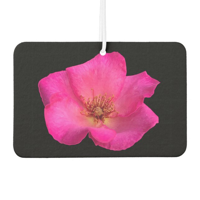 Rose Autolufterfrischer (Vorderseite)