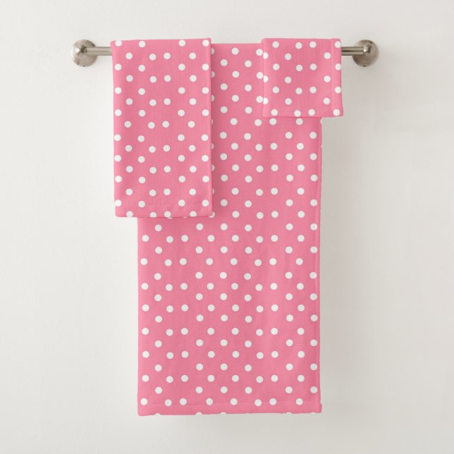 Rose avec points blancs (En situation)