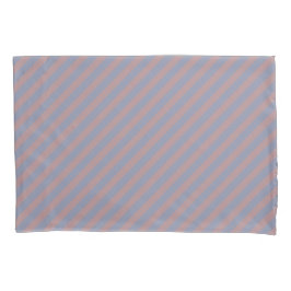 Rose B48E92/Cool Grau 8C92AC Streifen Kissenbezug