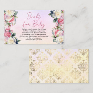 Rose Baby in Bloom Floral Books for Baby Begleitkarte