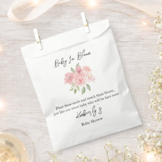 Rose | Baby In Bloom Samen Baby Shower Geschenktütchen