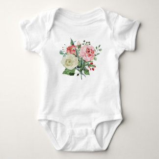 Rose Baby Strampler