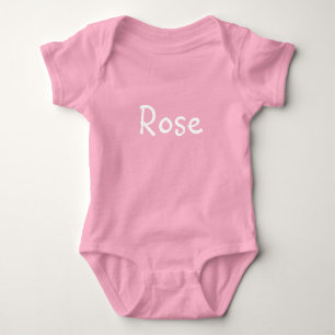 Rose Baby Strampler