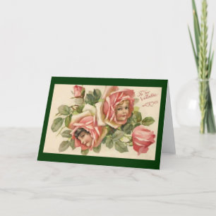 Rose Babys - Valentinenkarte Feiertagskarte