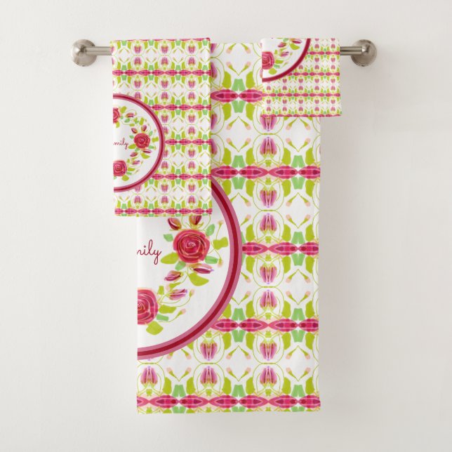 Rose Badhandtuch Set (Insitu)