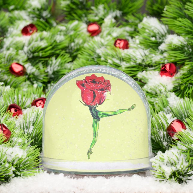 Rose Ballerina Schneekugeln (Weihnachten)