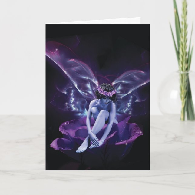 Rose Benutzerdefinierte Karte (Vorderseite)