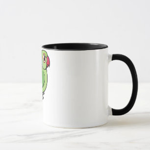 Rose-beringter Parakeet Tasse