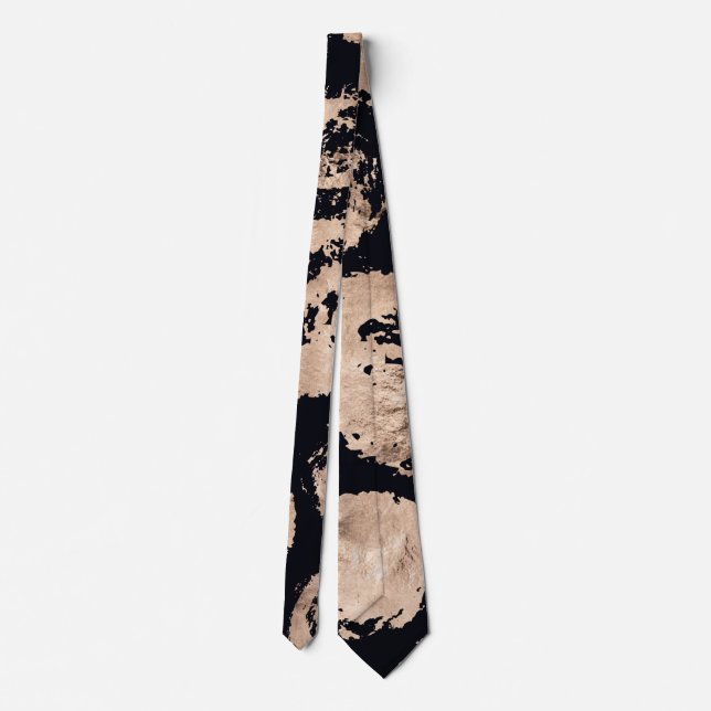 Rose Bio Kreise Krawatte (Rückseite)