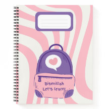 Rose "Bismillah Apprenons !" Carnet