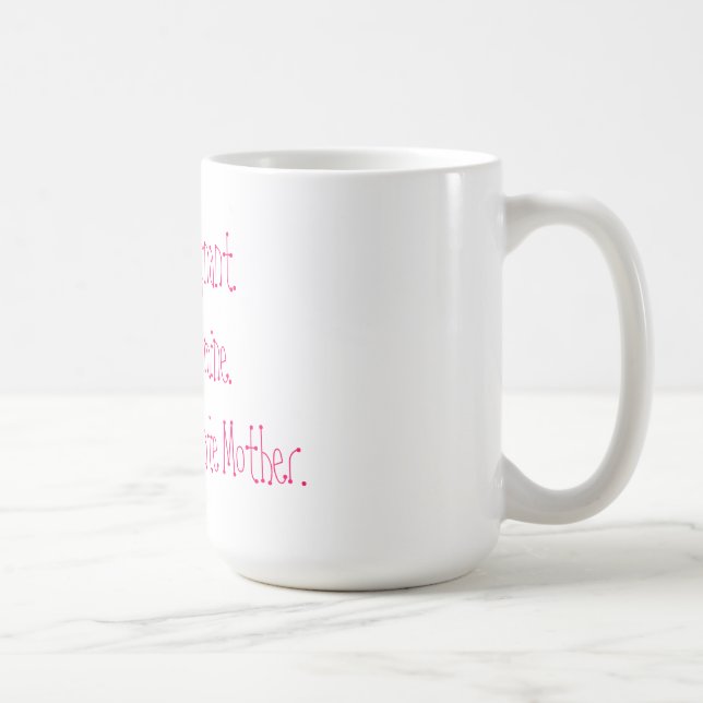 Rose blanc de tasse fière de mère porteuse (Droite)