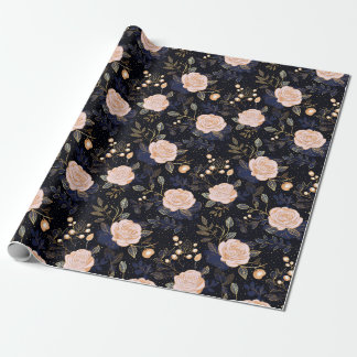 Rose, blau, blau, rosa, blass geschenkpapier