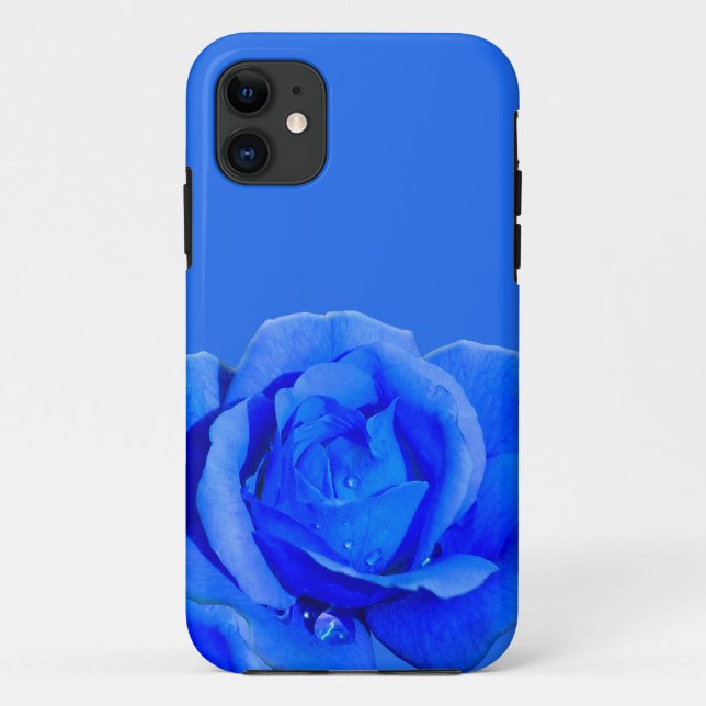 Rose bleu iPhone 5 Coque Rose coques iphone (Dos)