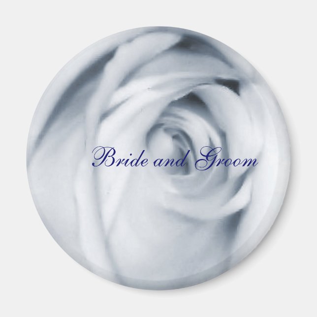 rose bleu magnet mariée et chambre (Devant)