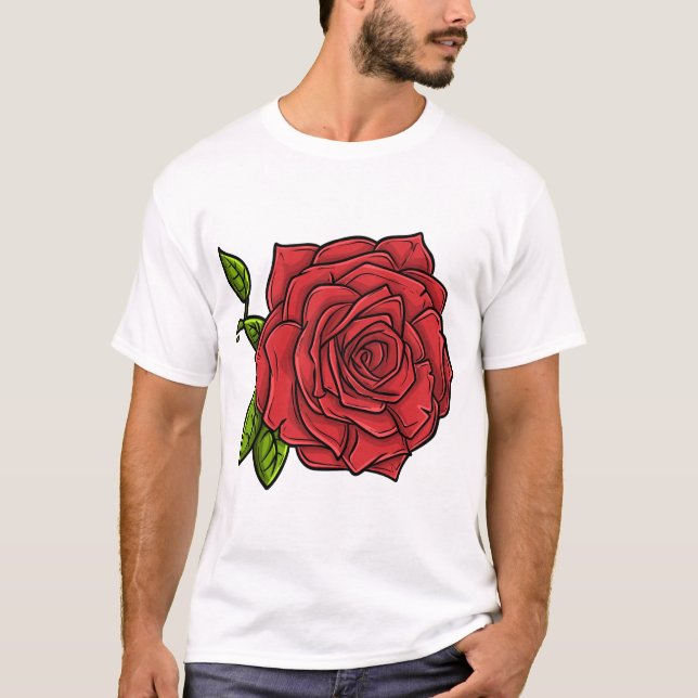 Rose Bloom T-Shirt (Vorderseite)