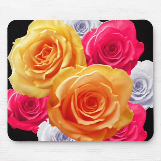 Rose blühen mousepad (Vorne)