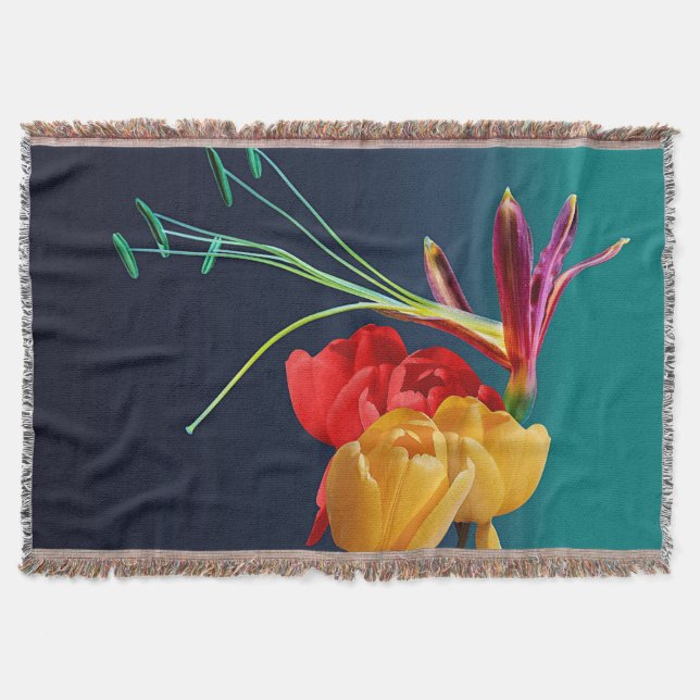 Rose Blume-17250 Decke (Vorderseite)