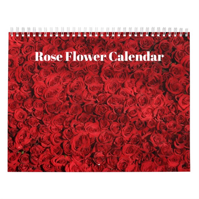 Rose Blume 2027 Kalender (Titelbild)