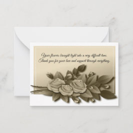 Rose Blume Bouquet Branch Sympathie Karte