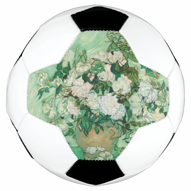Rose - Blume Bouquet Fußball (Vorderseite)