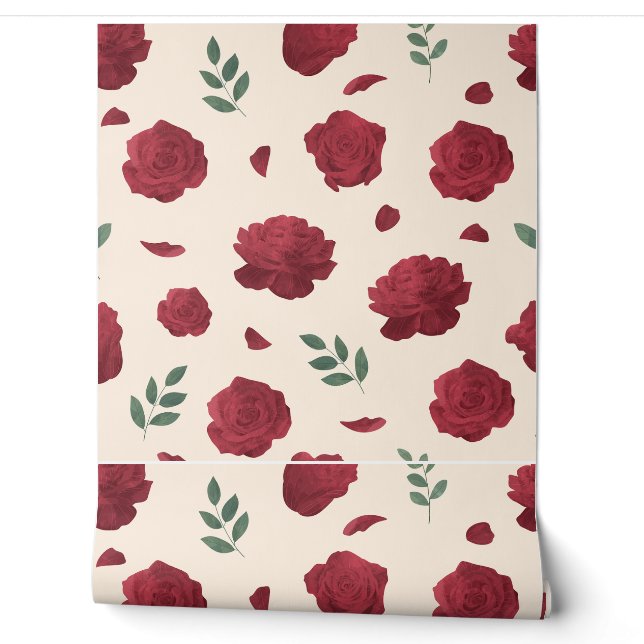 Rose Blume Hintergrund Tapete (Abrollen)