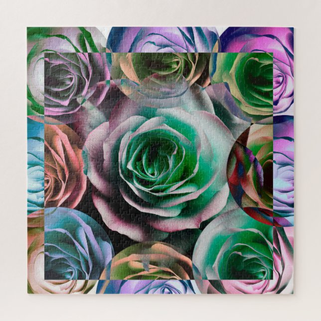 ROSE BLUME KÜNSTLERISCHER STIL (Vertikal)
