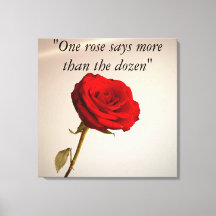 Rose Blume Leinwand "Schönheitsblüten"